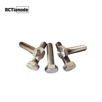 DIN 933 Titanium Gr5 sexkantsskruvar helgänga